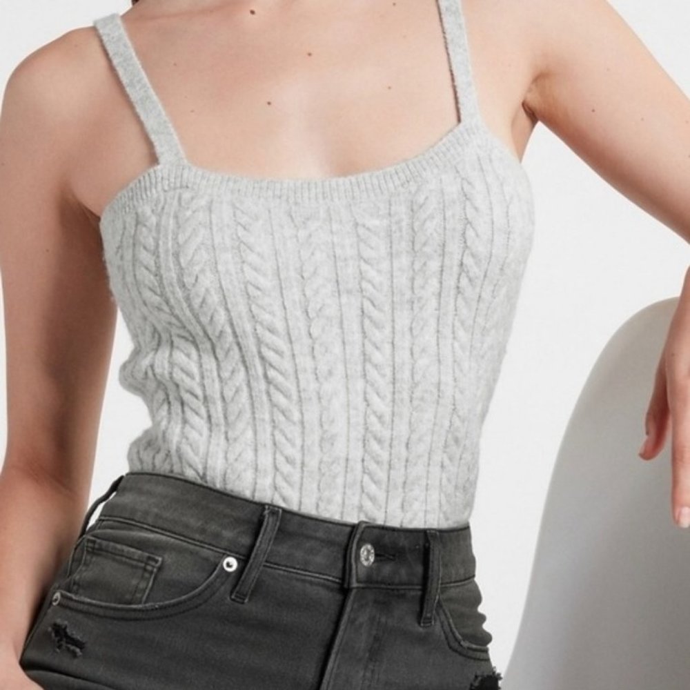 NWT Express Cable Knit Sweater Tank size S